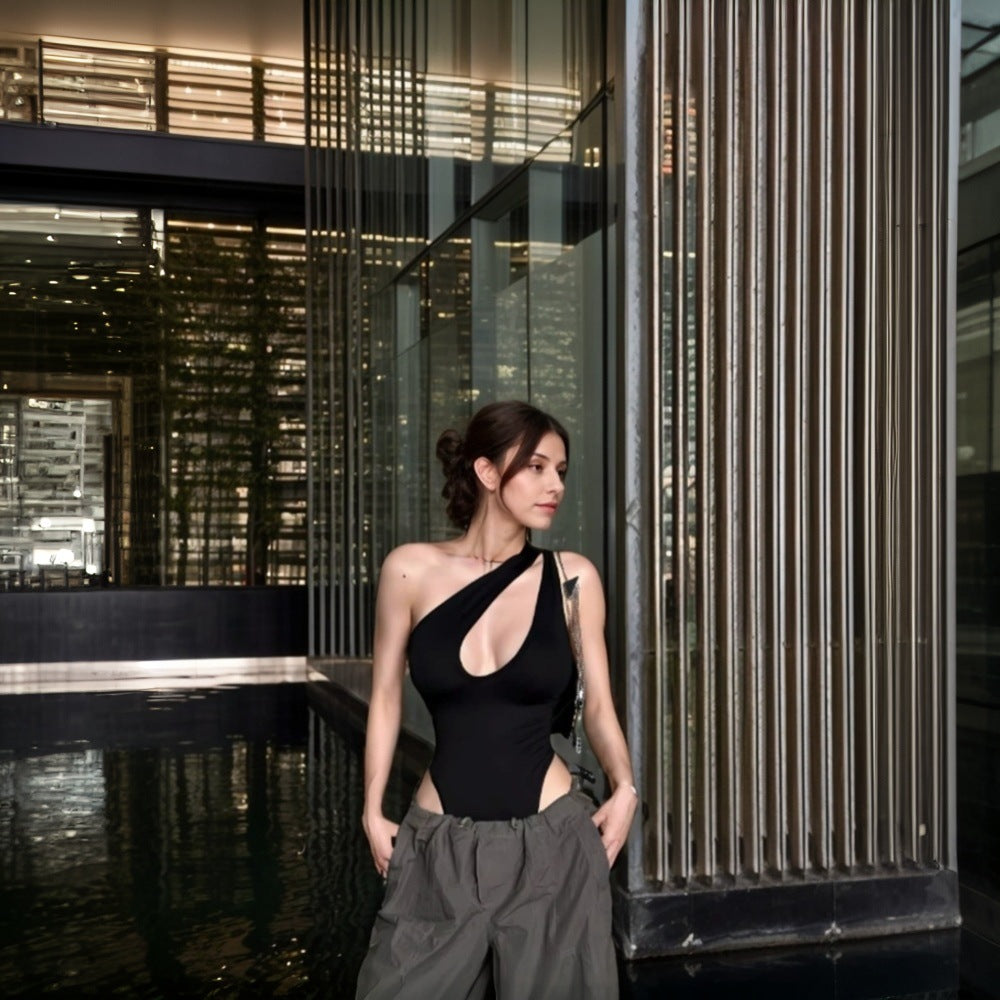 WOLFF | High Street Style Drei-Punkte Tapered Jumpsuit