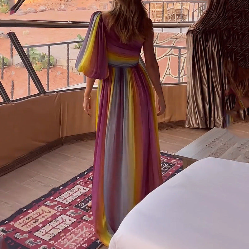 WOLFF | Urlaubsbereit lockeres Splitkleid
