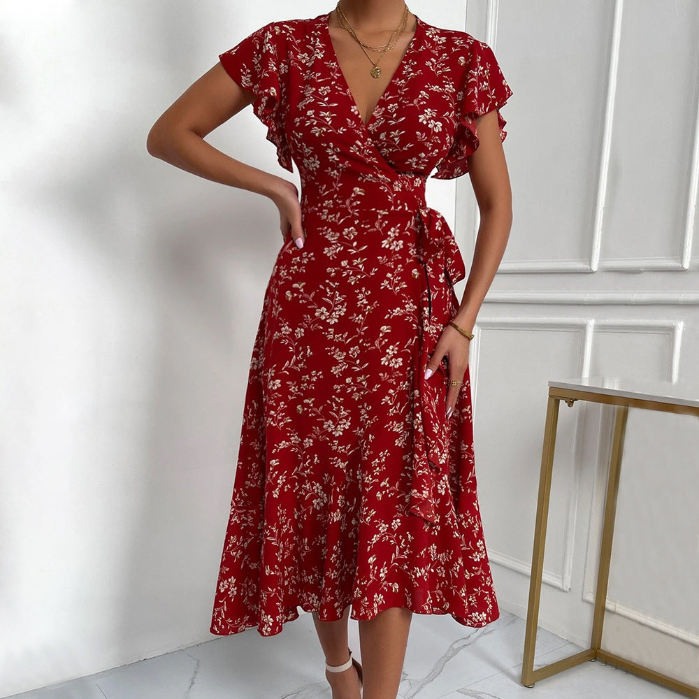 WOLFF | Bedrucktes Langkleid