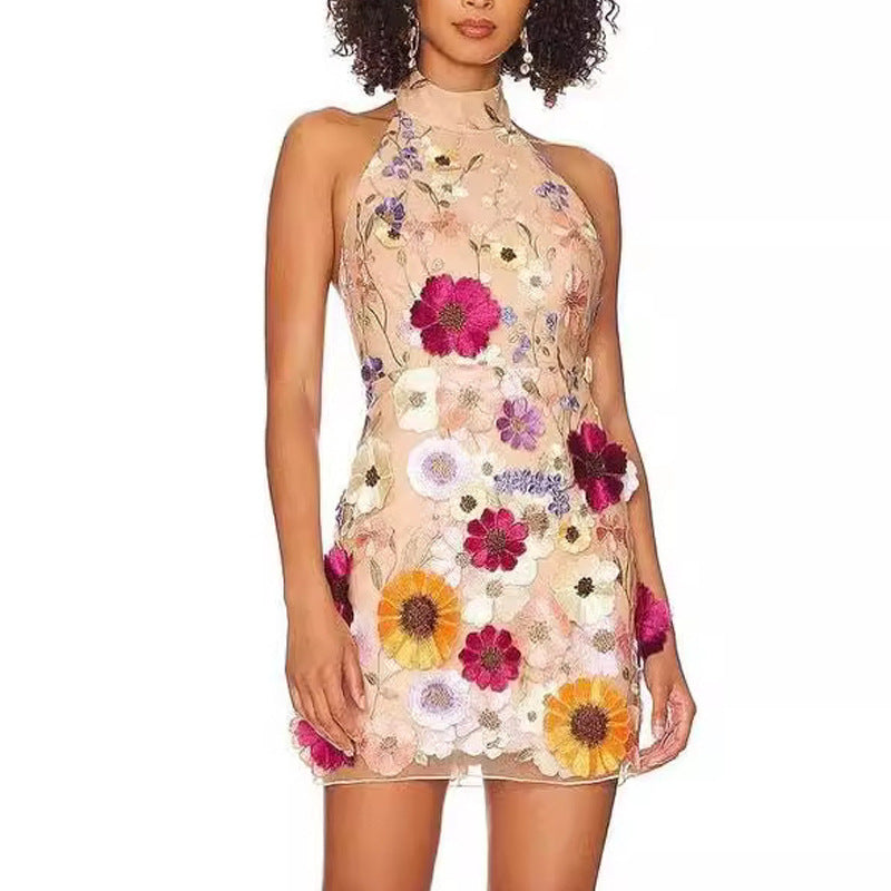 WOLFF | Halter Neck Enganliegend Cocktail Bodycon Kleid