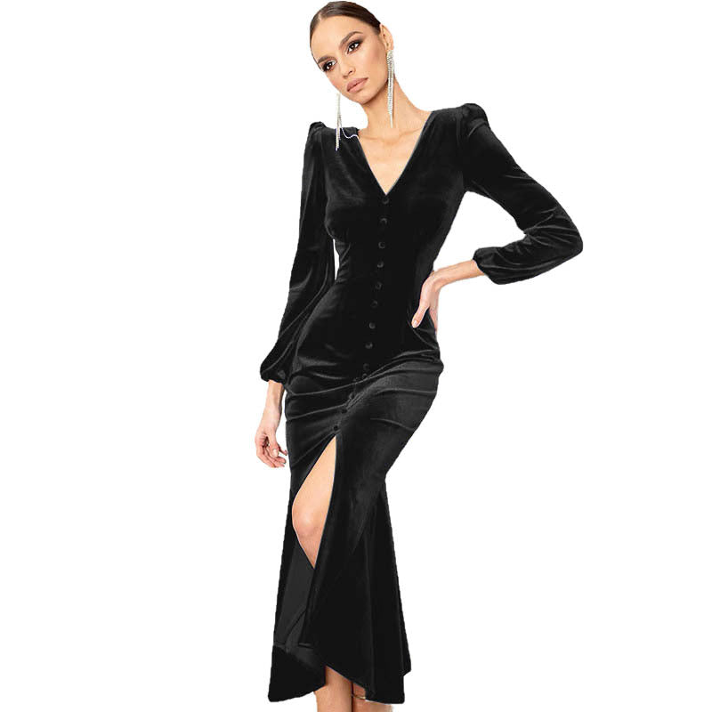 WOLFF | Elegantes Temperament Maxikleid