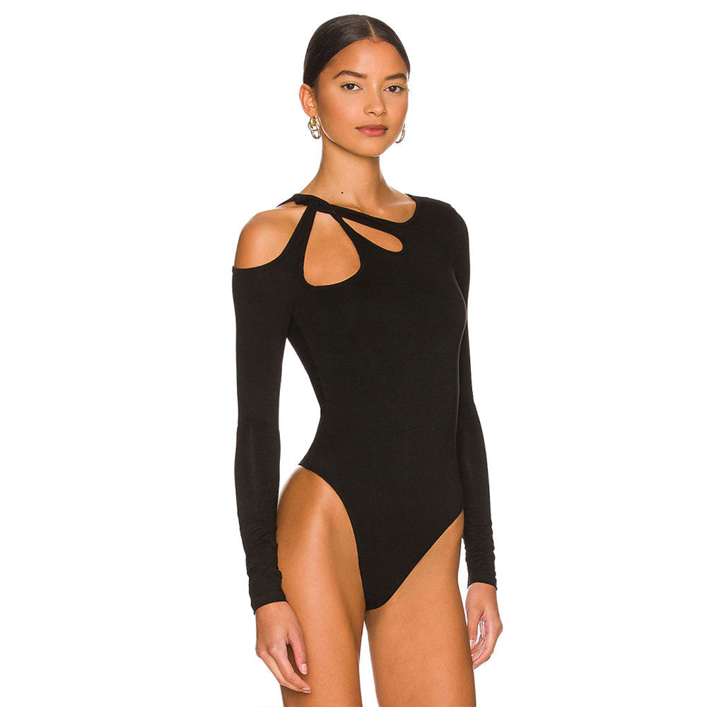 WOLFF | Schmal geschnittene Hochbund-Jumpsuit