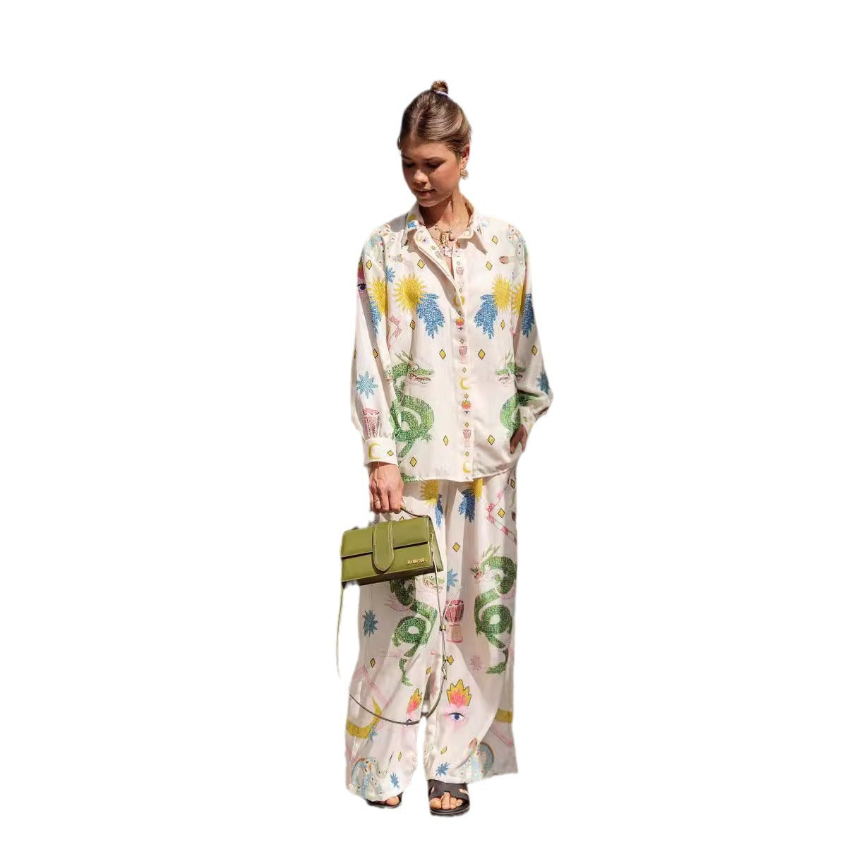 WOLFF | Bedrucktes Shirt Hose Freizeit Ferien Set