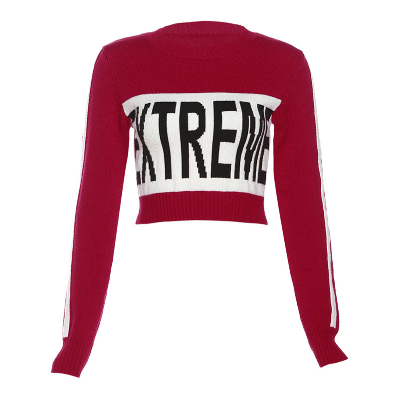WOLFF | Trendiger Langarm-Pullover Slim Fit Cropped Sweater