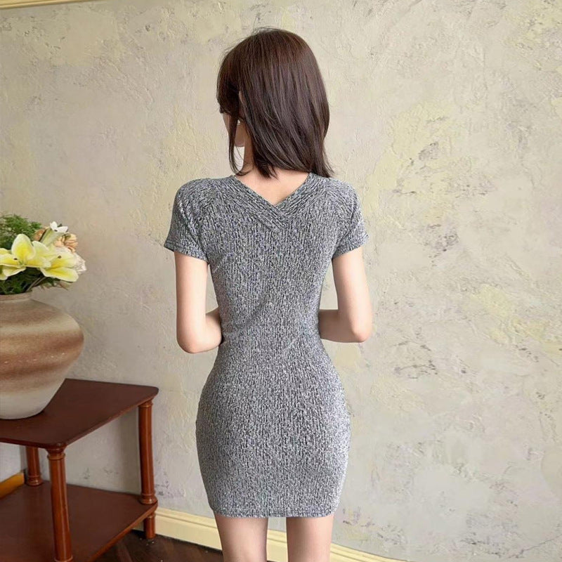 WOLFF | Sexy elastisches kurzes Bodycon Kleid