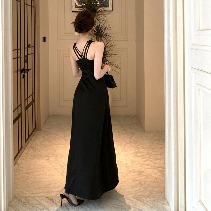 WOLFF | Fashion Halter Strapless Taille Flared Kleid