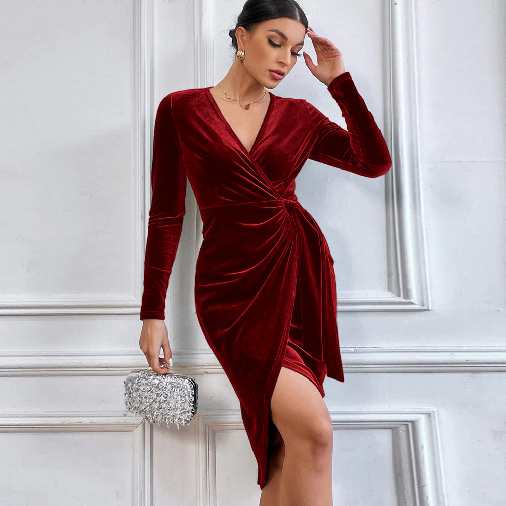 WOLFF | Irregular Mid-Länge Kleid
