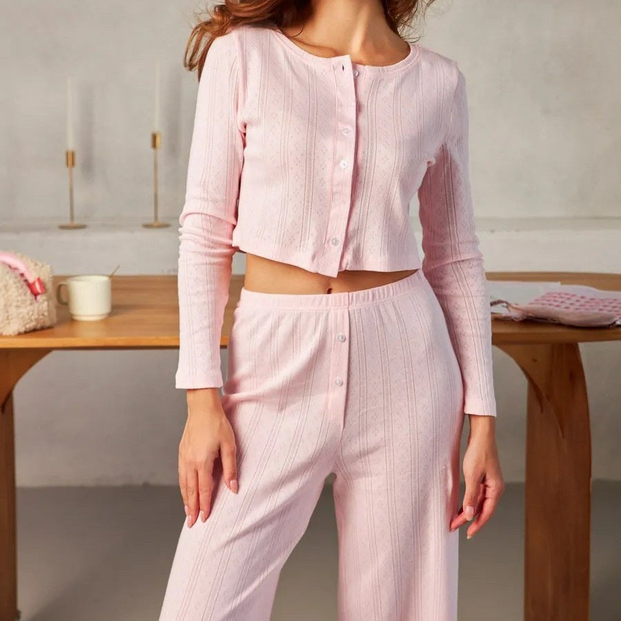 WOLFF | Hollowed Jacquard Dessous Set