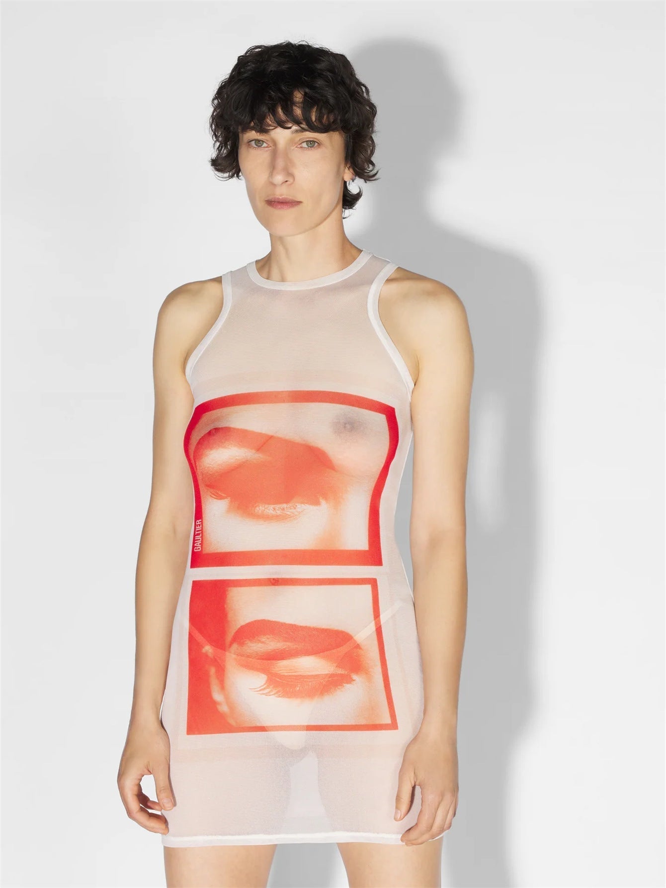 WOLFF | Slim Fit Bedrucktes Mini Kleid