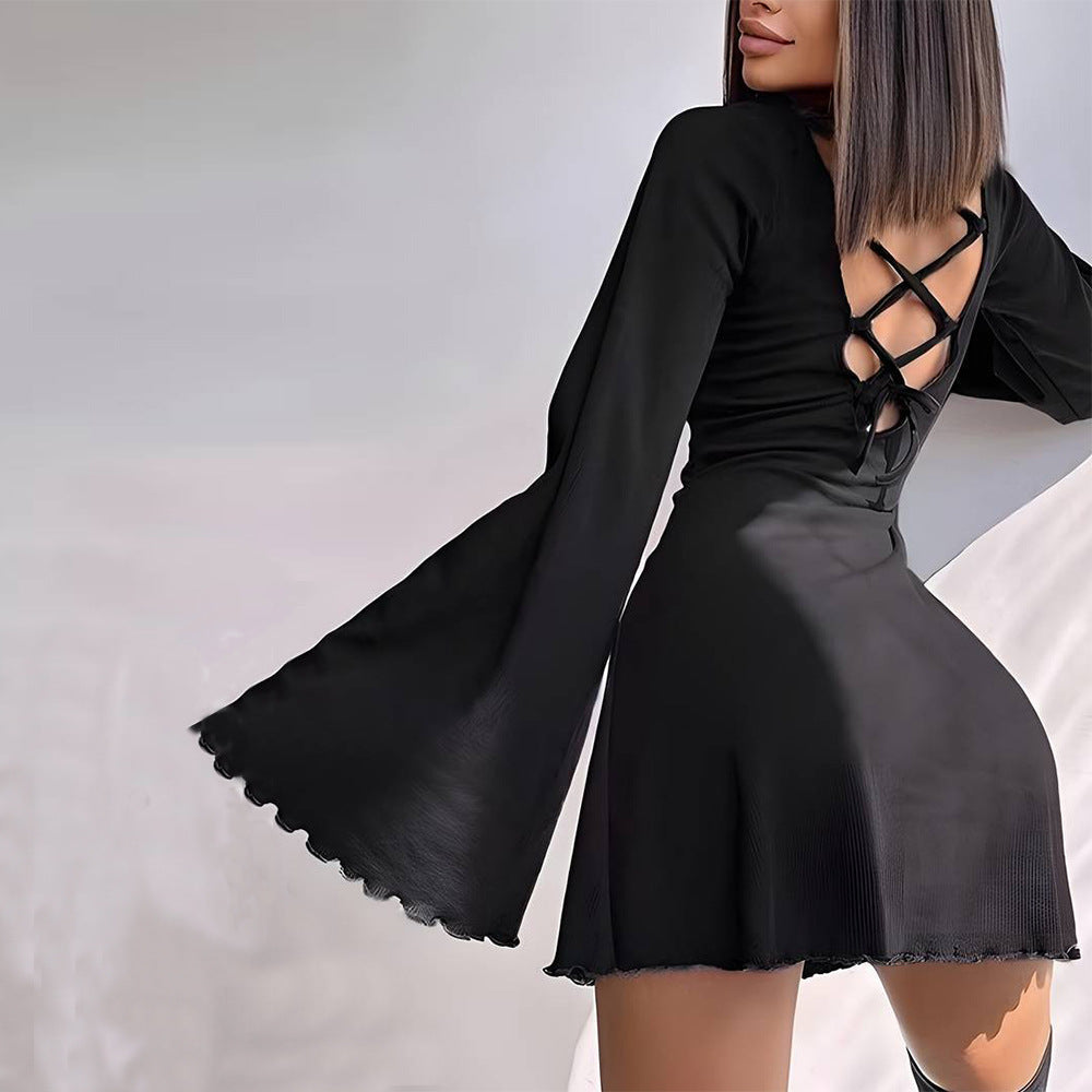 WOLFF | Schnür-Minirock-Kleid