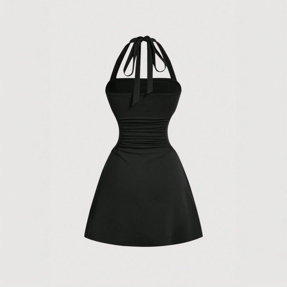 1Slim Fit High-Waisted Short Skirt