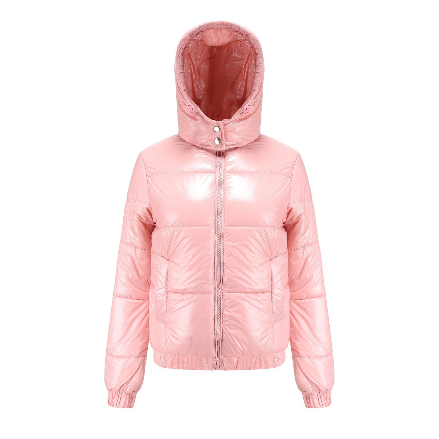 Damen glänzende Winterjacke Heidi-Mode