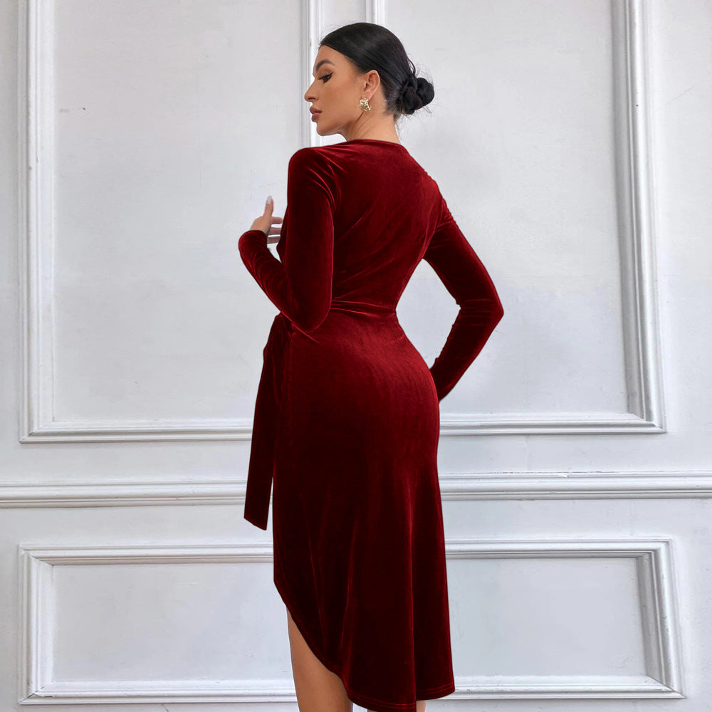 WOLFF | Irregular Mid-Länge Kleid