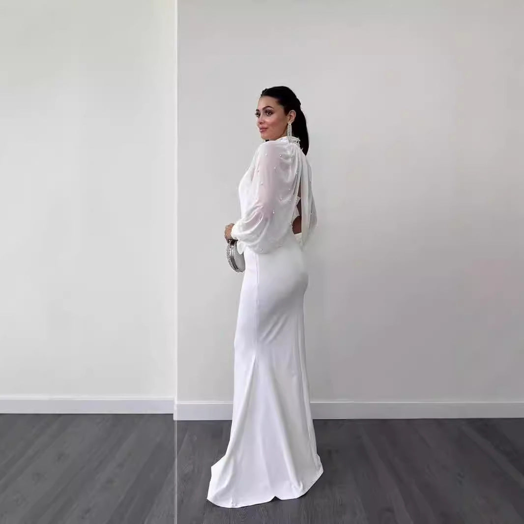 WOLFF | Top-Träger Slim-Fit Fischschwanzkleid-Set für Eleganz