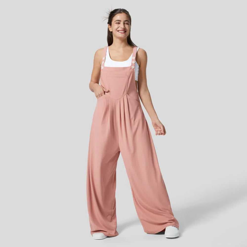 WOLFF | Geraffte Slimming Casual Bequeme Overalls
