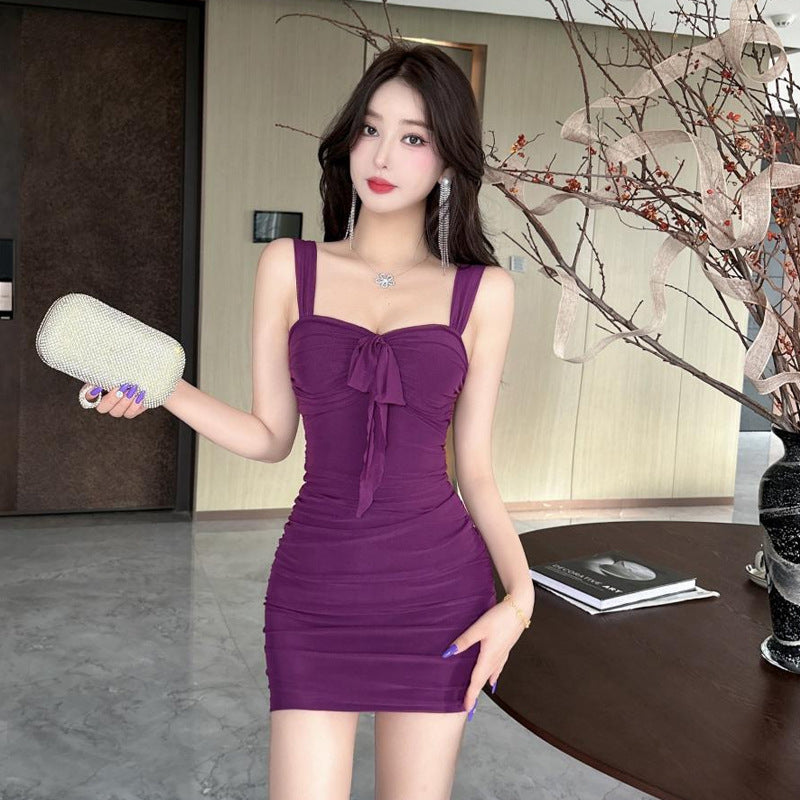 1Mesh Bodycon Short Sleeveless Dress