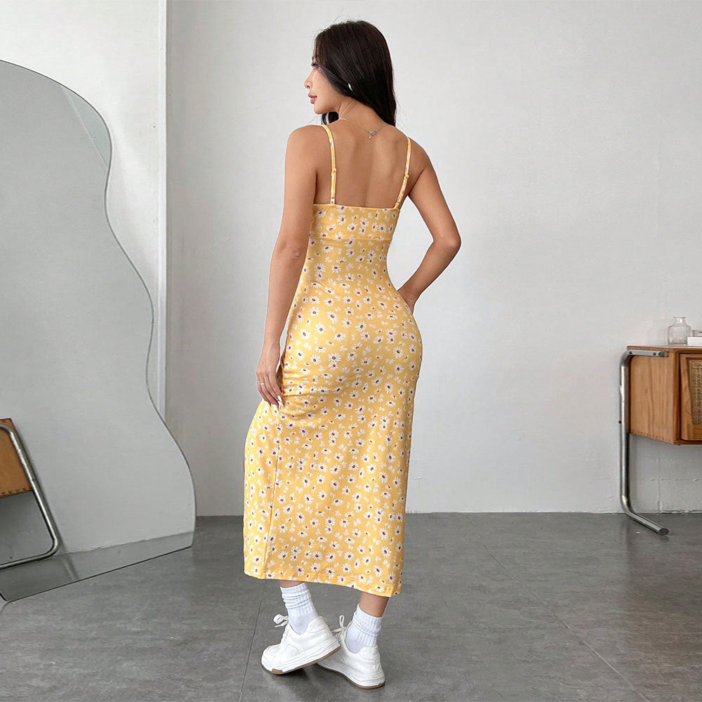 WOLFF | Alter-reduzierendes florales Midi-Kleid