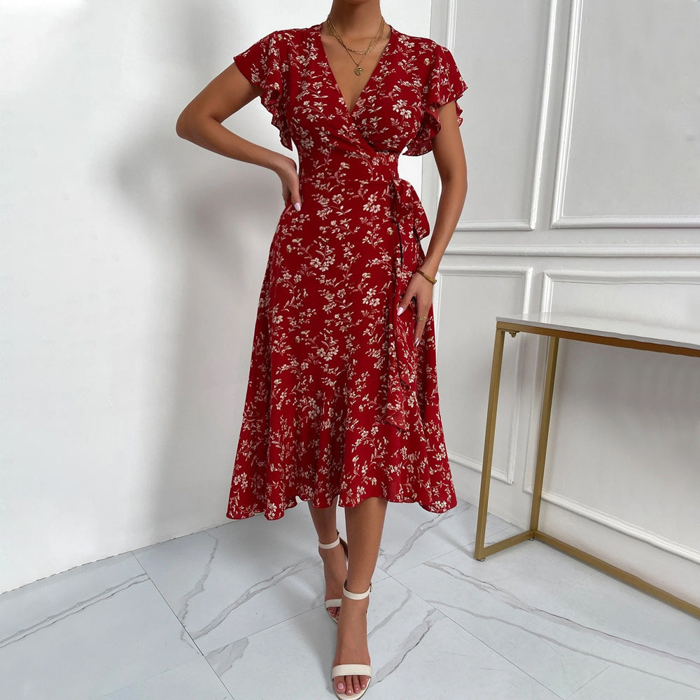 WOLFF | Bedrucktes Langkleid