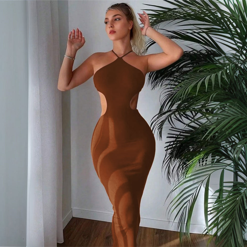 WOLFF | Halterhals Körperbetont Slim Fit Elegantes Kleid