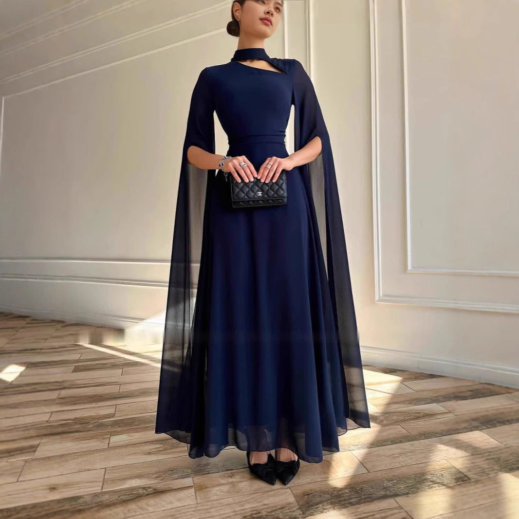 WOLFF | Leichtes Chiffon-Party-Cape