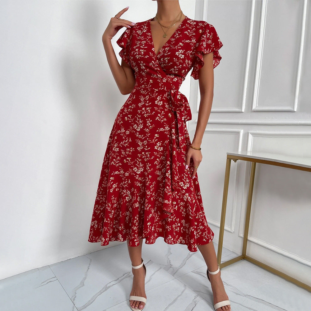 WOLFF | Bedrucktes Langkleid