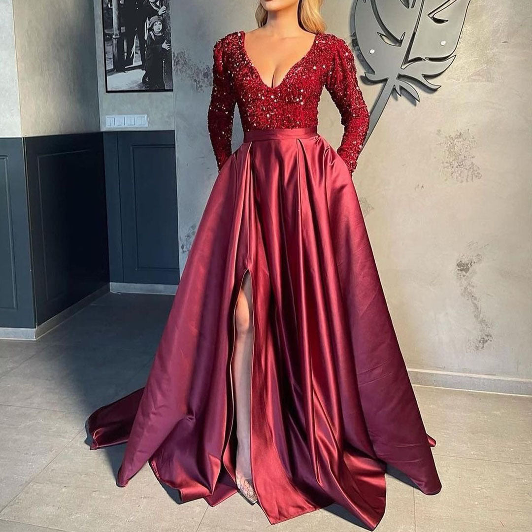 WOLFF | Modern Train Maxi Kleid