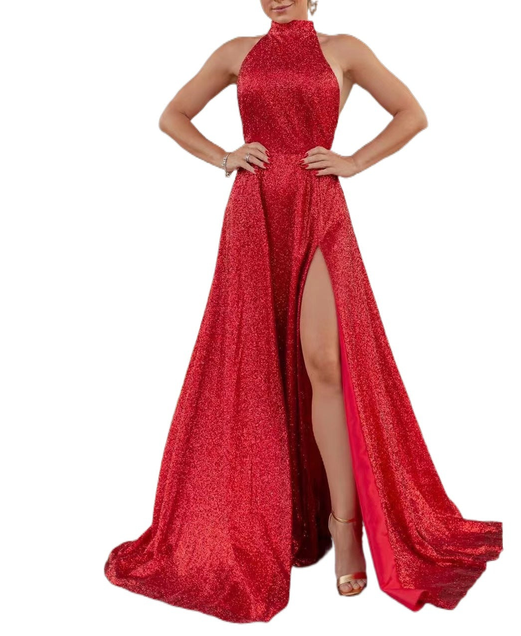 WOLFF | Luxuriöses Performance Lange Abendkleid