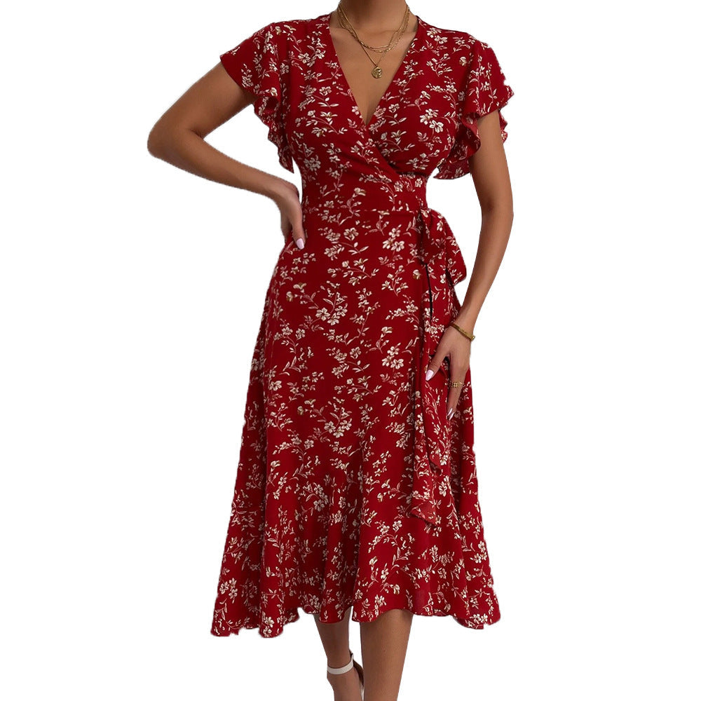 WOLFF | Bedrucktes Langkleid