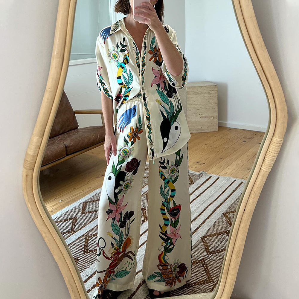 1Printed Shirt and Pants Casual Outfit (Updated)
