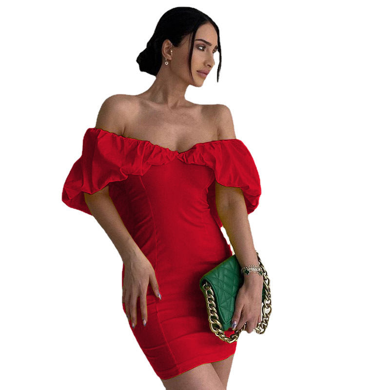 WOLFF | Raffiniertes Off-Shoulder Bodycon Kleid