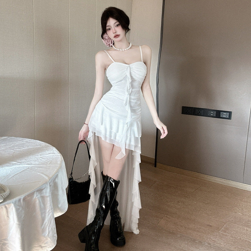 WOLFF | Spliced Frack Irregulär Kleid