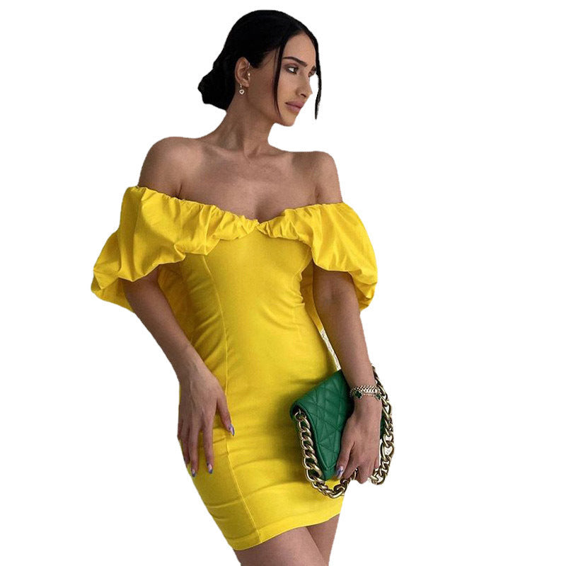WOLFF | Raffiniertes Off-Shoulder Bodycon Kleid