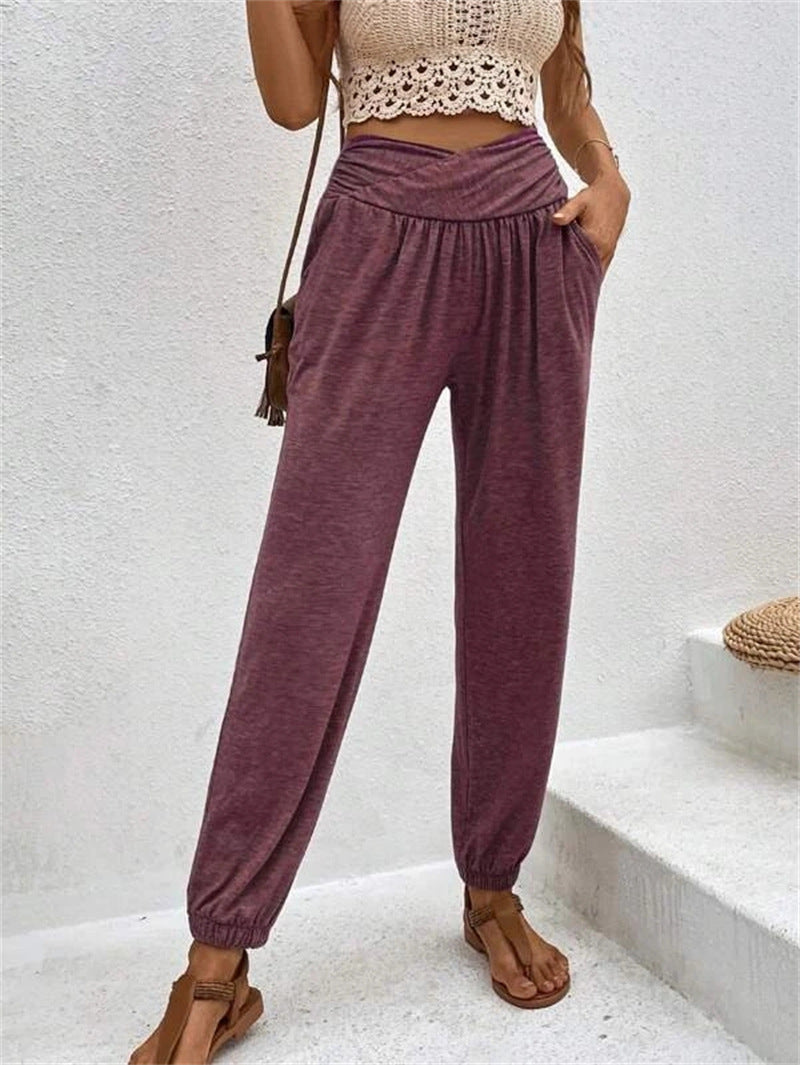 WOLFF | Taschen Hohe Taille Schmal zulaufende Lange Hose