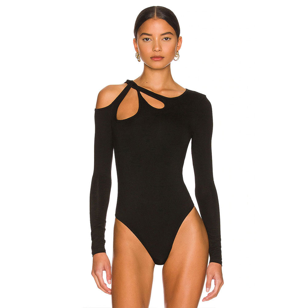 WOLFF | Schmal geschnittene Hochbund-Jumpsuit