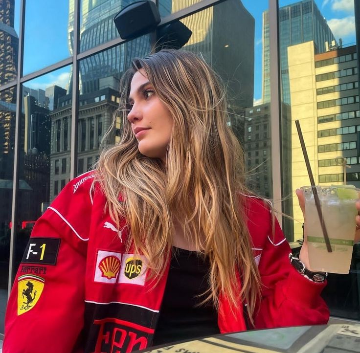 Vintage Ferrari Racer Jacke im sportlichen Unisex-Stil