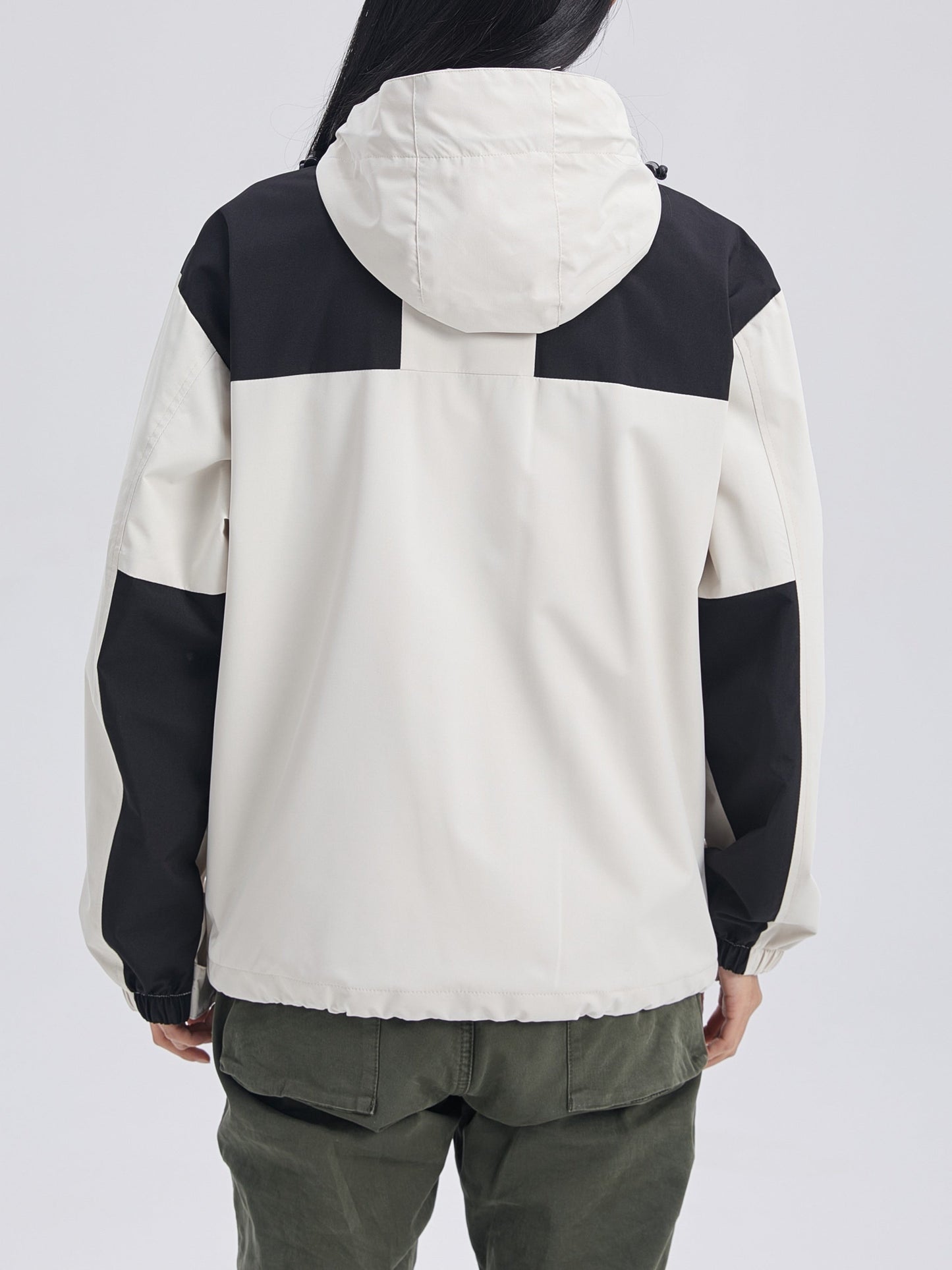 3-in-1 Fleece-Winterjacke mit Kapuze für Damen