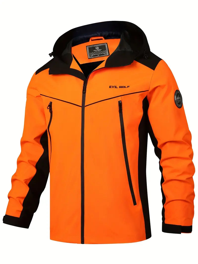 wasserdichte Outdoor-Jacke mit reflektierendem Design