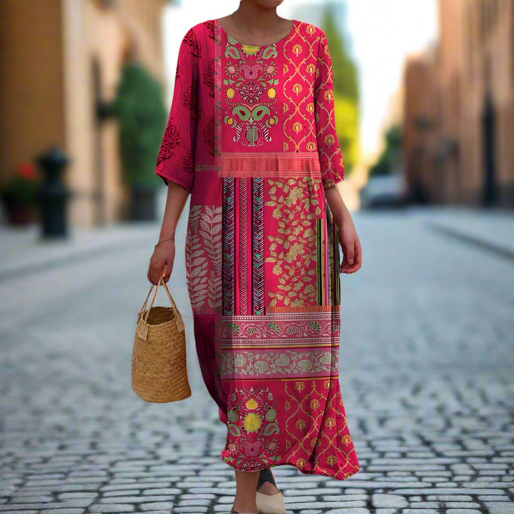 Boho Kaftan Kleid