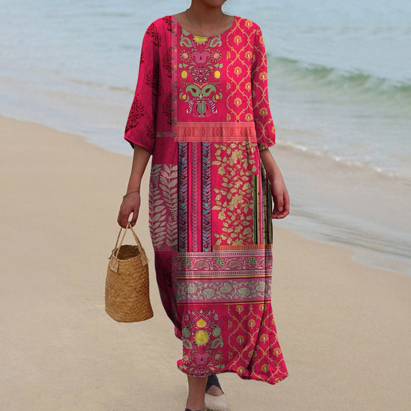 Boho Kaftan Kleid