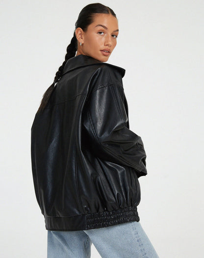 Übergroße, lockere Damen-jacke