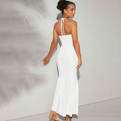 WOLFF | Hoch-taillierte Slim Elegante Temperament Mermaid Lange Kleid