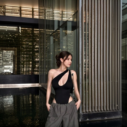 WOLFF | High Street Style Drei-Punkte Tapered Jumpsuit