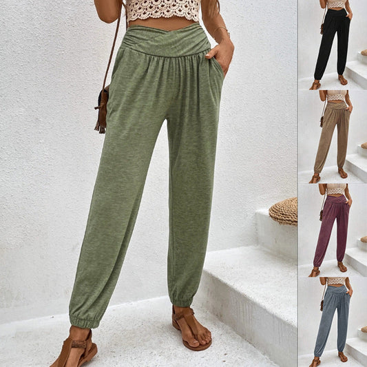 WOLFF | Taschen Hohe Taille Schmal zulaufende Lange Hose