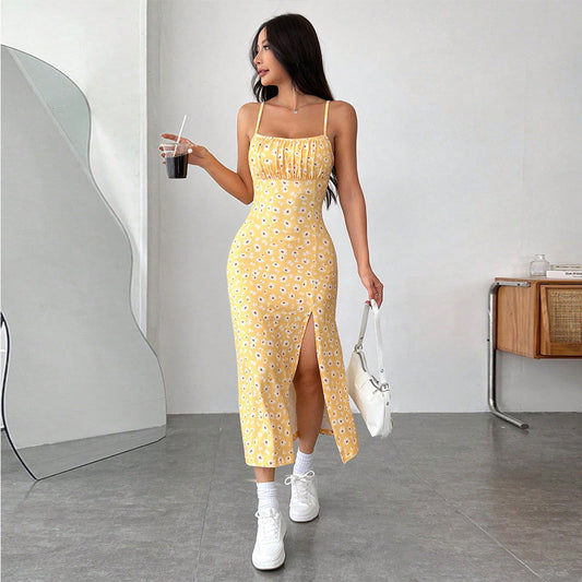 WOLFF | Alter-reduzierendes florales Midi-Kleid
