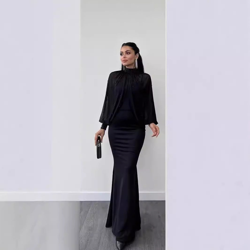 WOLFF | Top-Träger Slim-Fit Fischschwanzkleid-Set für Eleganz