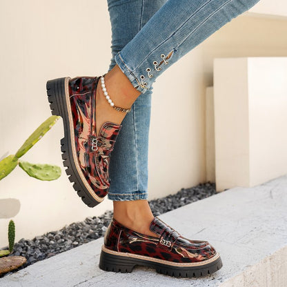 Damen Modische Loafers mit komfortablem Plateau und eleganter Sohle Heidi-Mode