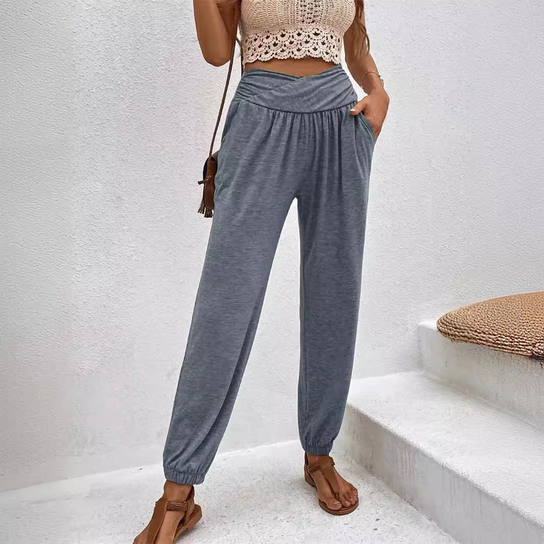 WOLFF | Taschen Hohe Taille Schmal zulaufende Lange Hose