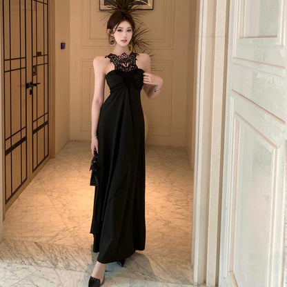 WOLFF | Fashion Halter Strapless Taille Flared Kleid