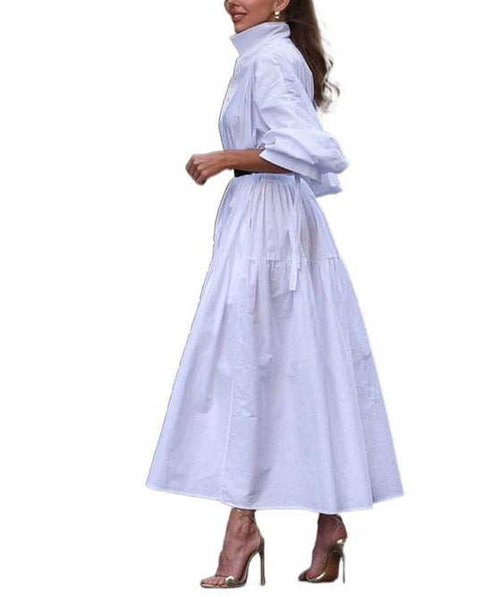 WOLFF | Langarm Freizeit Mittel-Länge Kleid