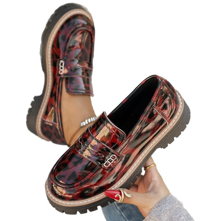 Damen Modische Loafers mit komfortablem Plateau und eleganter Sohle Heidi-Mode